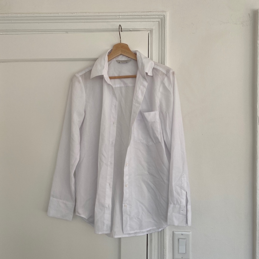 Club Monaco White Button Down